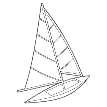 Folded Paper Geometry - Sharp Clean Abstract White Stock Illustration