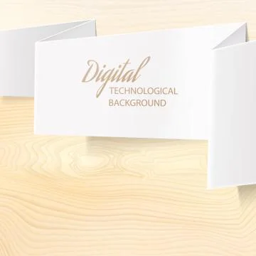 Folded paper. Stock Illustration