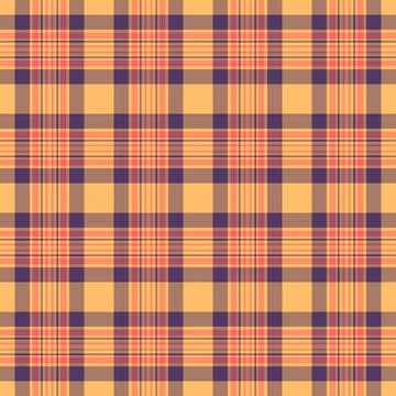 Folded plaid textile texture, bedroom seamless fabric tartan. Heritage back.. Stock Illustration