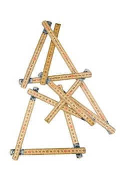 Folded ruler Stock Photos