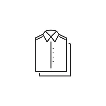 Folded shirts 스톡 일러스트