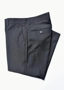 Folded slacks Stock-Fotos