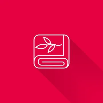 Folded towel Stock Illustration