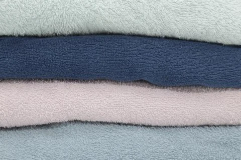 Folded towels Stock Photos