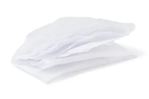 Folded tracing paper Stock Photos