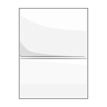 Folded white paper providing blank copy space message イラスト素材