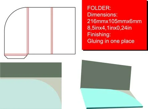 Folder 216x106-eps Stock-Illustration