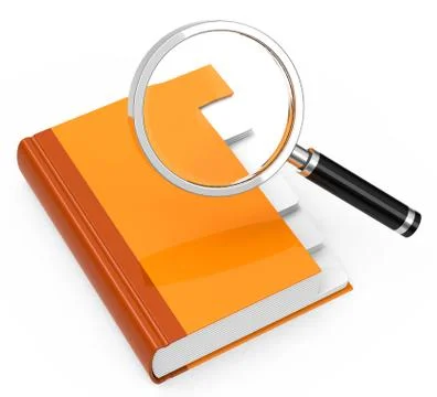 Folder analysis Stock Illustration