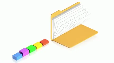 Folder bars3 Stock Footage 11480021