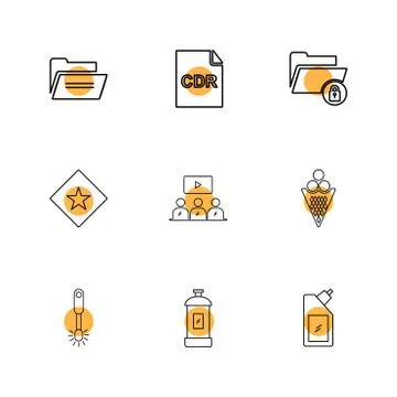Folder , bottle ,  files , file type , file , windows , os , documents,  hard Stock Illustration