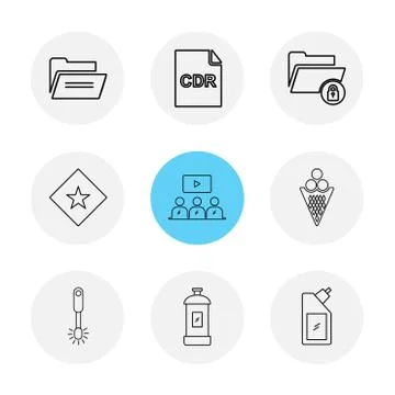 Folder , bottle ,  files , file type , file , windows , os , documents,  hard Stock Illustration