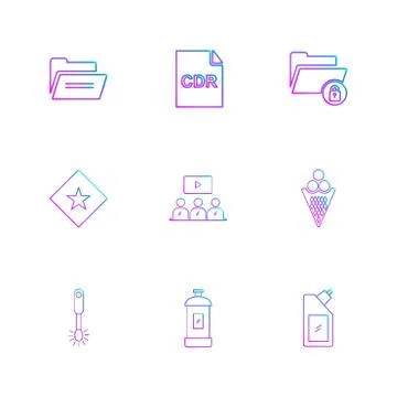 Folder , bottle ,  files , file type , file , windows , os , documents,  hard Stock Illustration