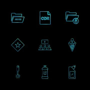 Folder , bottle ,  files , file type , file , windows , os , documents,  hard Stock Illustration