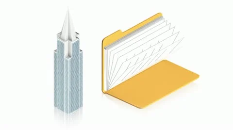 Folder buildings 2 Stock Footage 11480006