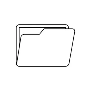 Folder business document Stockillustratie