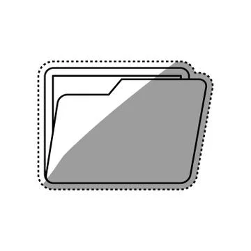 Folder business document Stock Illustration