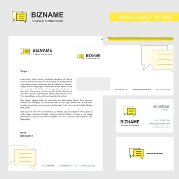 Folder Business Letterhead, Envelope and visiting Card Design vector template 스톡 일러스트