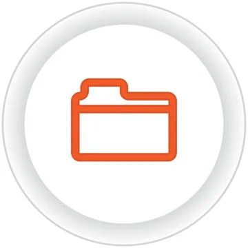 Folder Button 스톡 일러스트