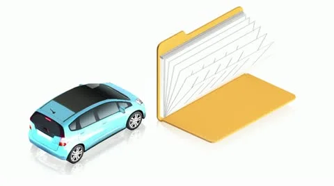 Folder car Stock Footage 11479985