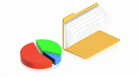 Folder chart Stock-Footage 11479956