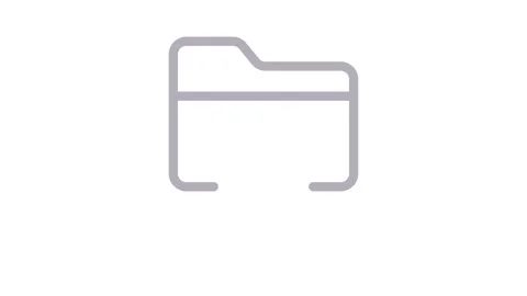 A folder with a check mark and shield, representing verified and secure inf.. Stock Footage 334834221
