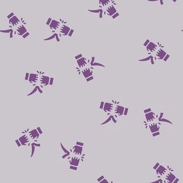 Folder check mark glyph vector seamless pattern Stock Illustration