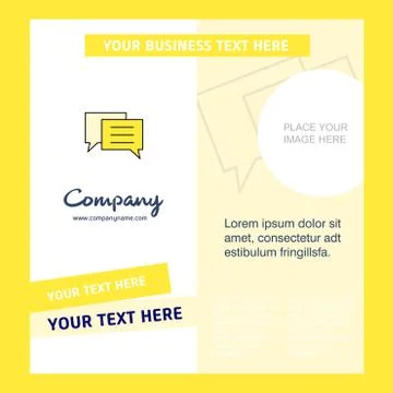 Folder Company Brochure Template. Vector Busienss Template 스톡 일러스트