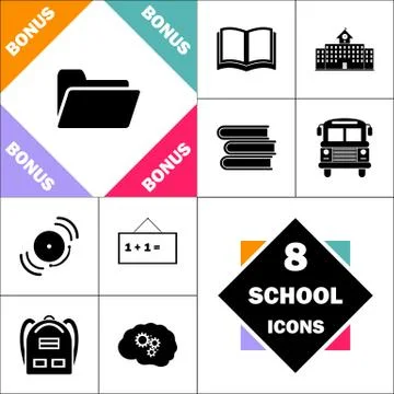 Folder computer symbol Stock Illustration