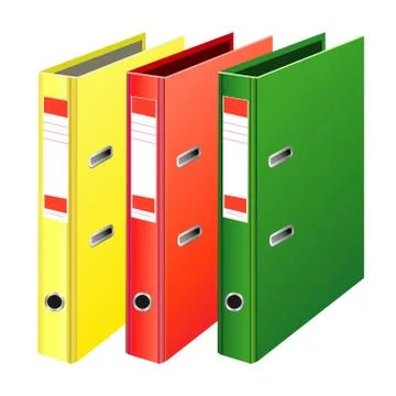 Folder for data archives Stock Illustration