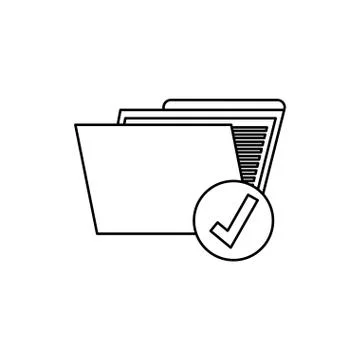 Folder data storage Stock Illustration