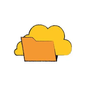 Folder data symbol イラスト素材