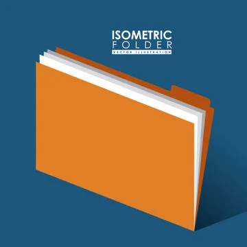 Folder design, vector illustration. 库存插图