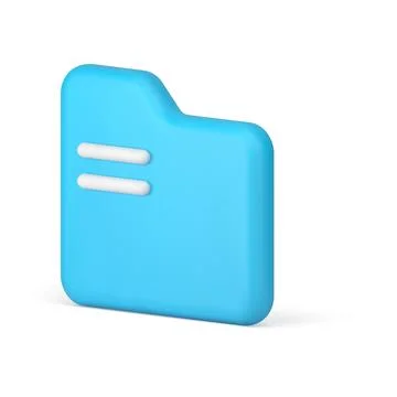 Folder digital information archive data storage database directory isometric  Stock Illustration