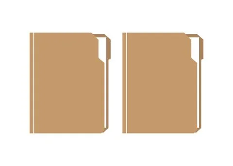 Folder with document. Folder file vector illustration Stock Illustration