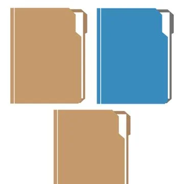 Folder with document. Folder file vector illustration イラスト素材