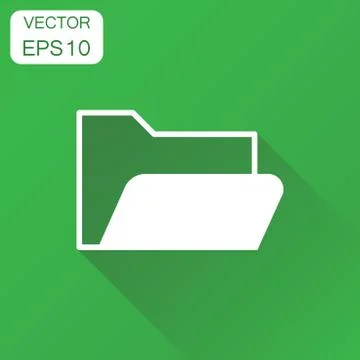 Folder document icon. Business concept archive data file symbol pictogram. Ve Stockillustratie