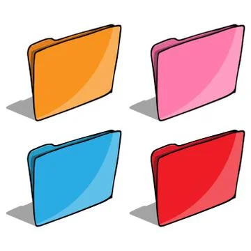 Folder document icon. Stock Illustration
