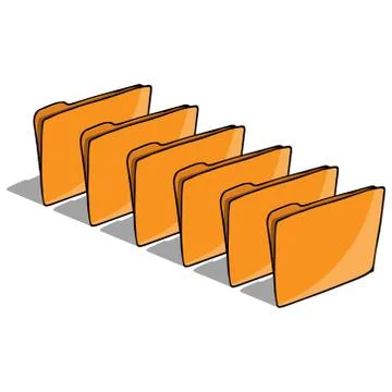 Folder document icon. Stock Illustration
