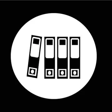 Folder document icon illustration design Stock Illustration