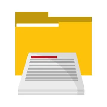 Folder with document symbol イラスト素材