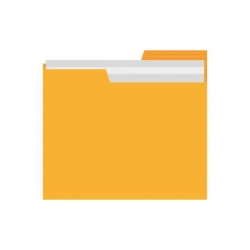 Folder document symbol isolated 库存插图