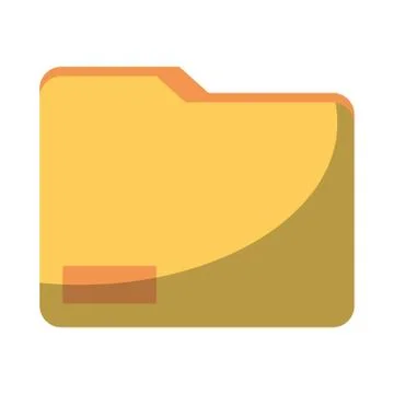 Folder document symbol isolated Stock Illustration