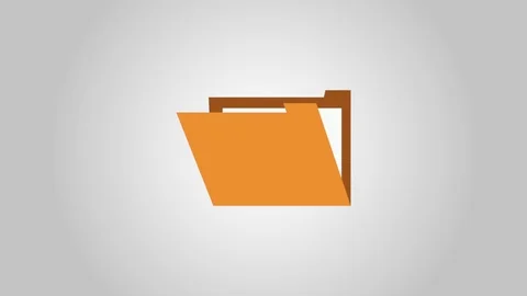 Folder with documents HD animation Stock Footage 87058491