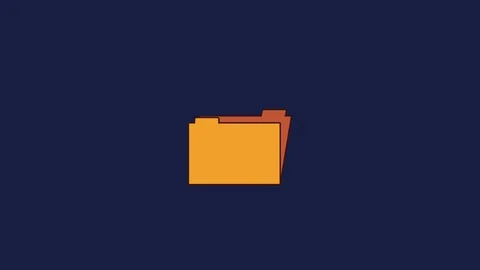 Folder with documents HD animation Stock Footage 94390241