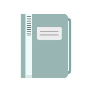 Folder documents icon flat isolated vector Illustrazione stock