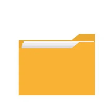 Folder with documents icon Illustrazione stock