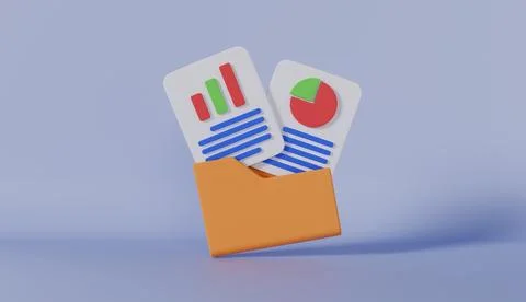 Folder with documents icon sign or symbol Иллюстрация