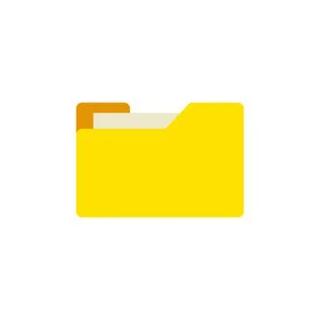Folder with documents icon. Vector illustration isolated on white background. Stock Illustration
