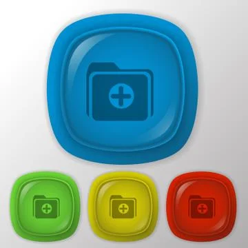 Folder for documents. Illustrazione stock