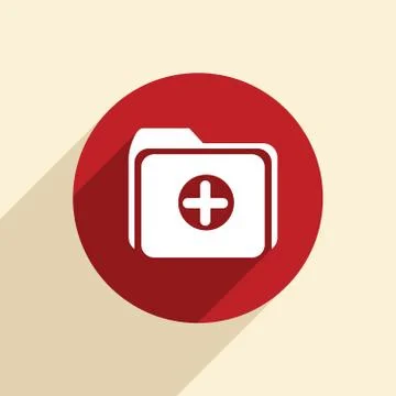 Folder for documents. Illustrazione stock